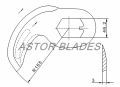 Bowl cutter blade for ALEXANDERWERK 40l
