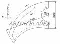 Bowl cutter blade for LASKA 500l