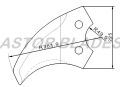 Bowl cutter blade for ALPINA PB 500/540l
