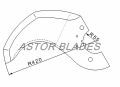 Bowl cutter blade for Delta Radius 420mm