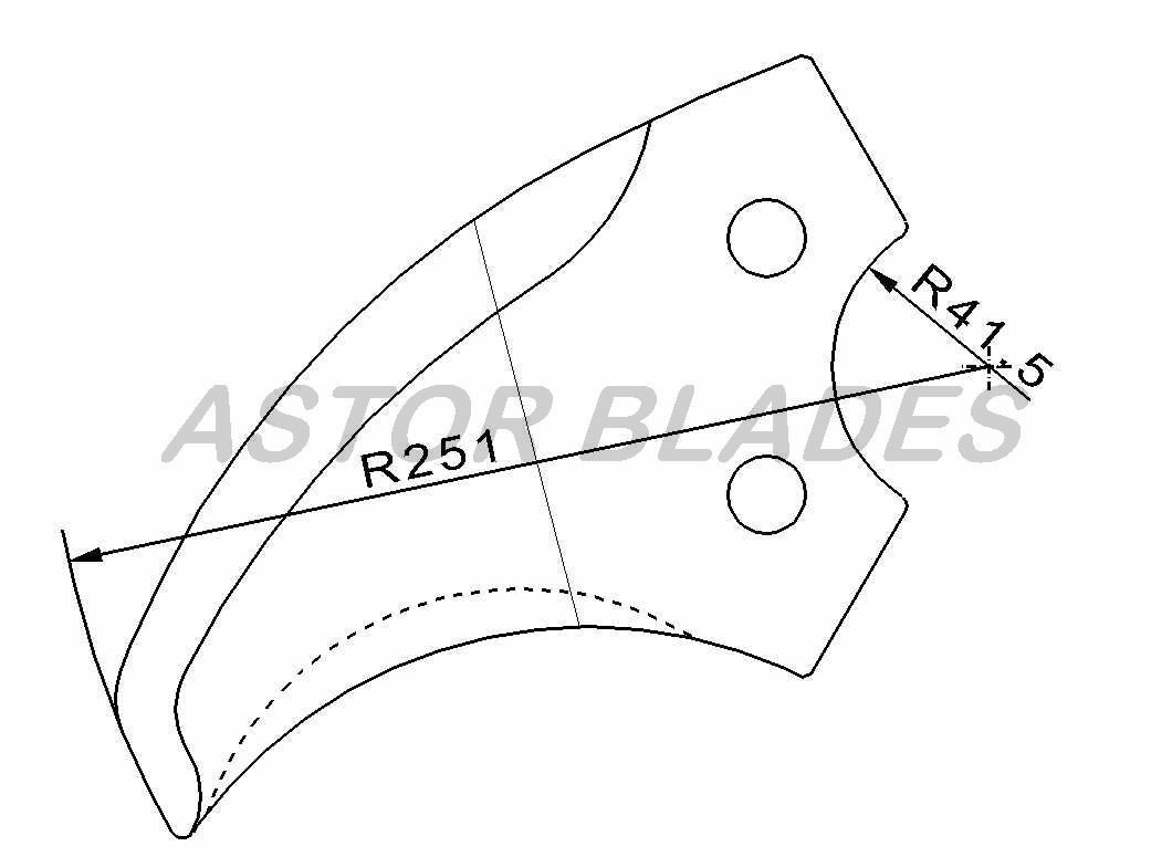 Bowl cutter blade for ALPINA PB 125l