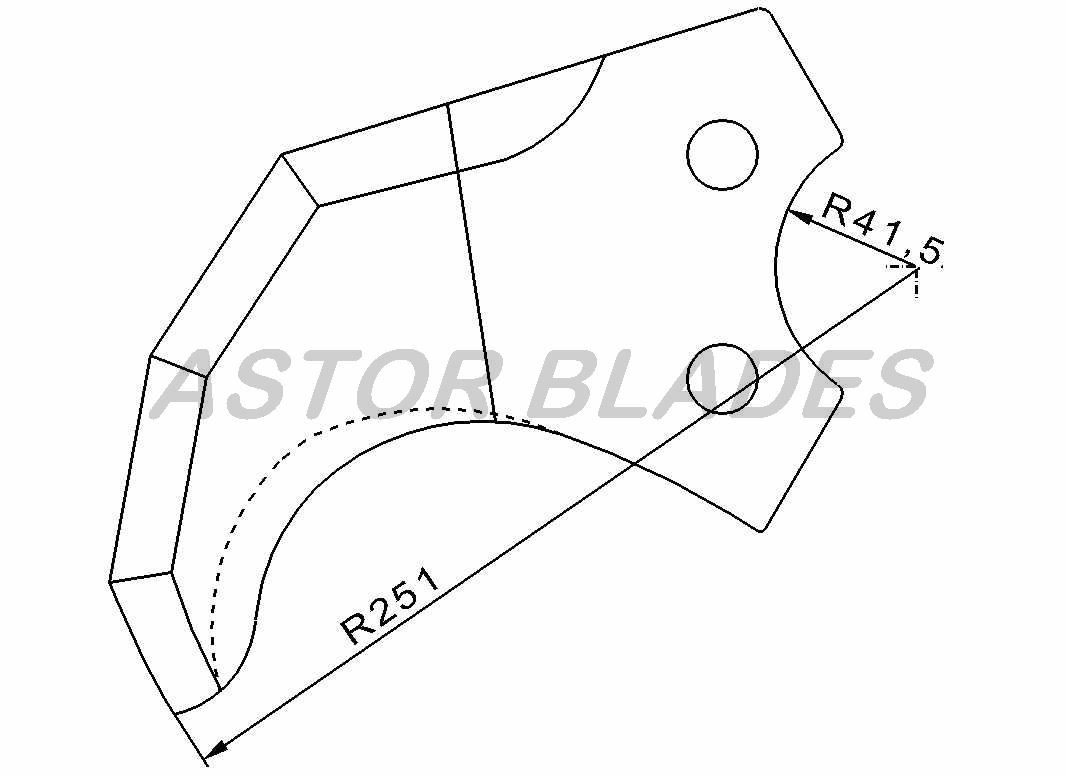 Bowl cutter blade for ALPINA PB 125l