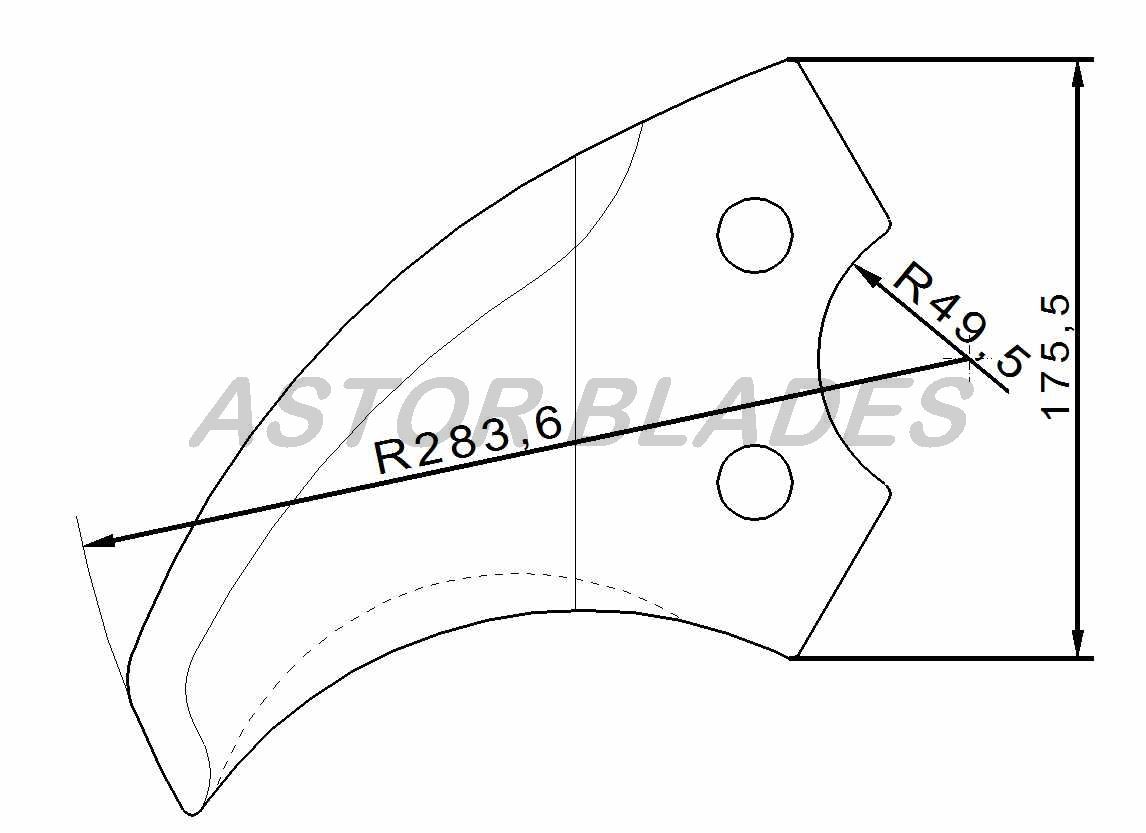 Bowl cutter blade for ALPINA PB 200l